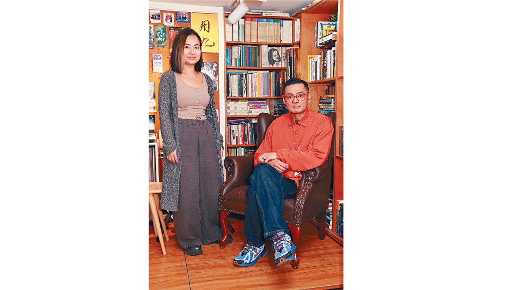 劉浩良導演與編劇Ashley一同受訪。