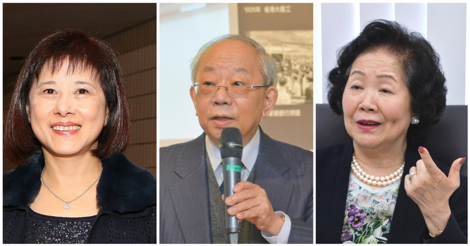 （左起）張敏儀、陳祖澤及陳方安生。資料圖片