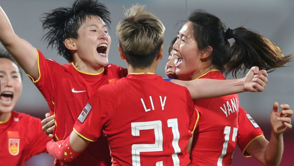 中國女足近年在國際賽場屢創佳績。資料圖片