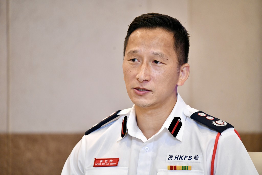 消防處副消防總長（行動支援及專業發展）黃思律。