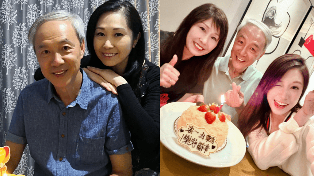 陈荣峻夫妇齐庆生  《爱回家》女儿Bonnie乱入  吴香伦婚后患「皮肌炎」肺部三分一纤维化