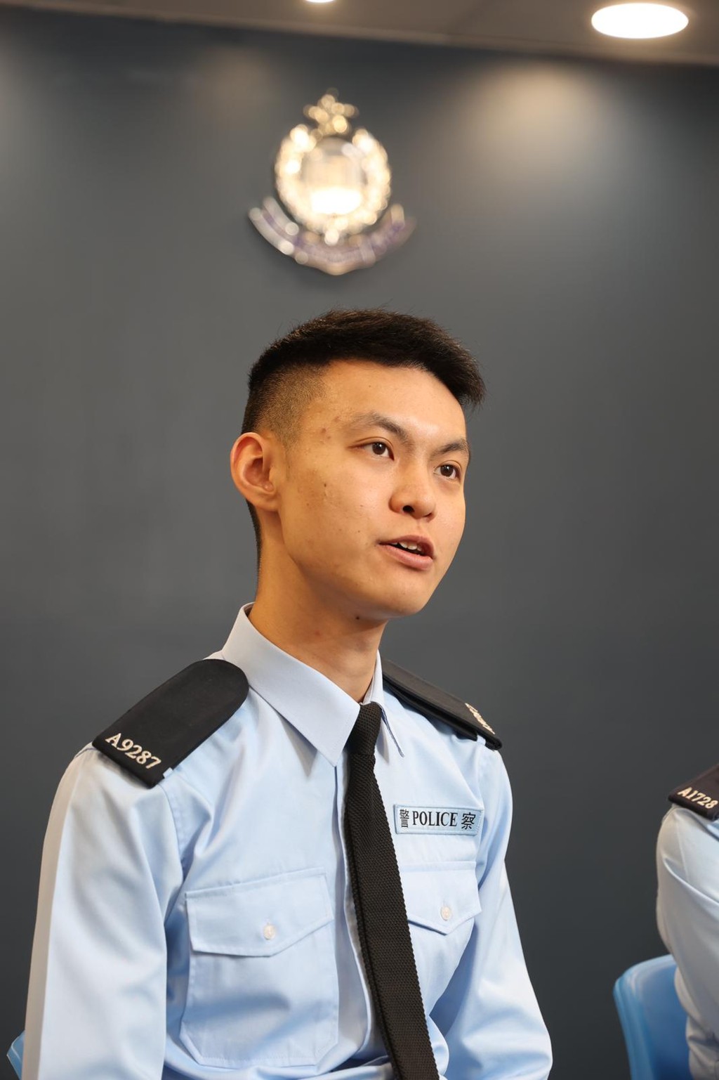 擁有多年長笛演奏經驗的周沛銳，於2024年加入輔警樂隊。