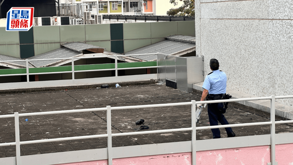男子墮樓死亡。梁國峰攝