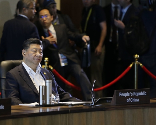 對於被指企圖影響APEC公報內容的報道，中方指是別有用心。AP