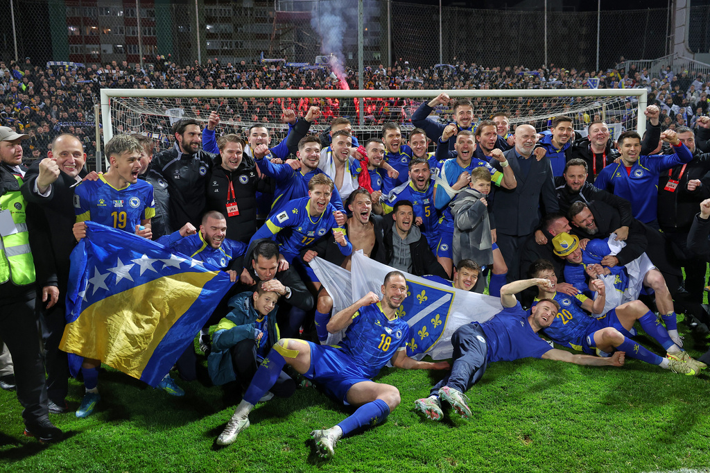 波斯尼亞將會出戰6月世界盃決賽周。美聯社