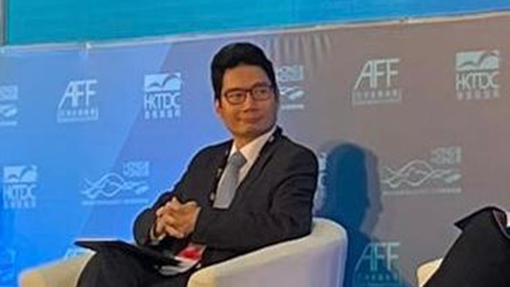 陳浩濂今天出席亞洲金融論壇,指數據應用在金融科技發展中十分重要。