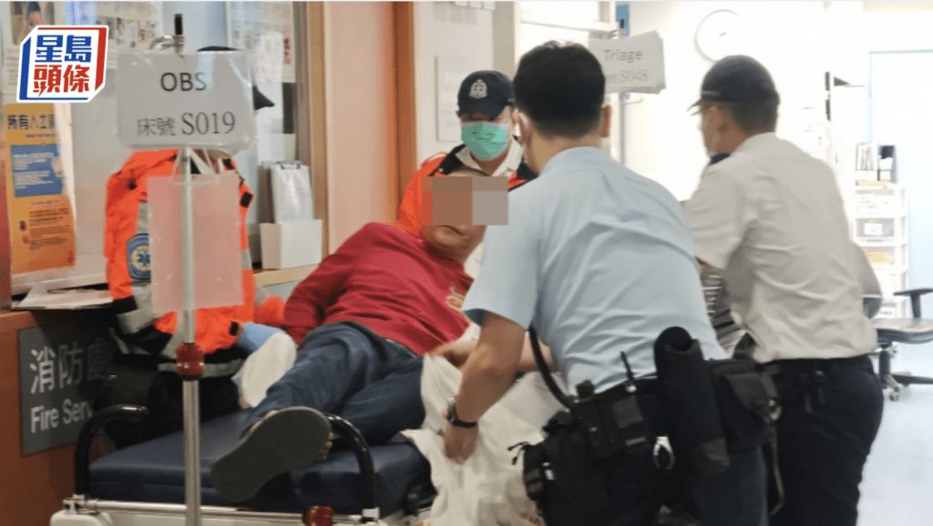 長沙灣元州邨45歲兄刀襲同父異母妹被捕。黎志偉攝