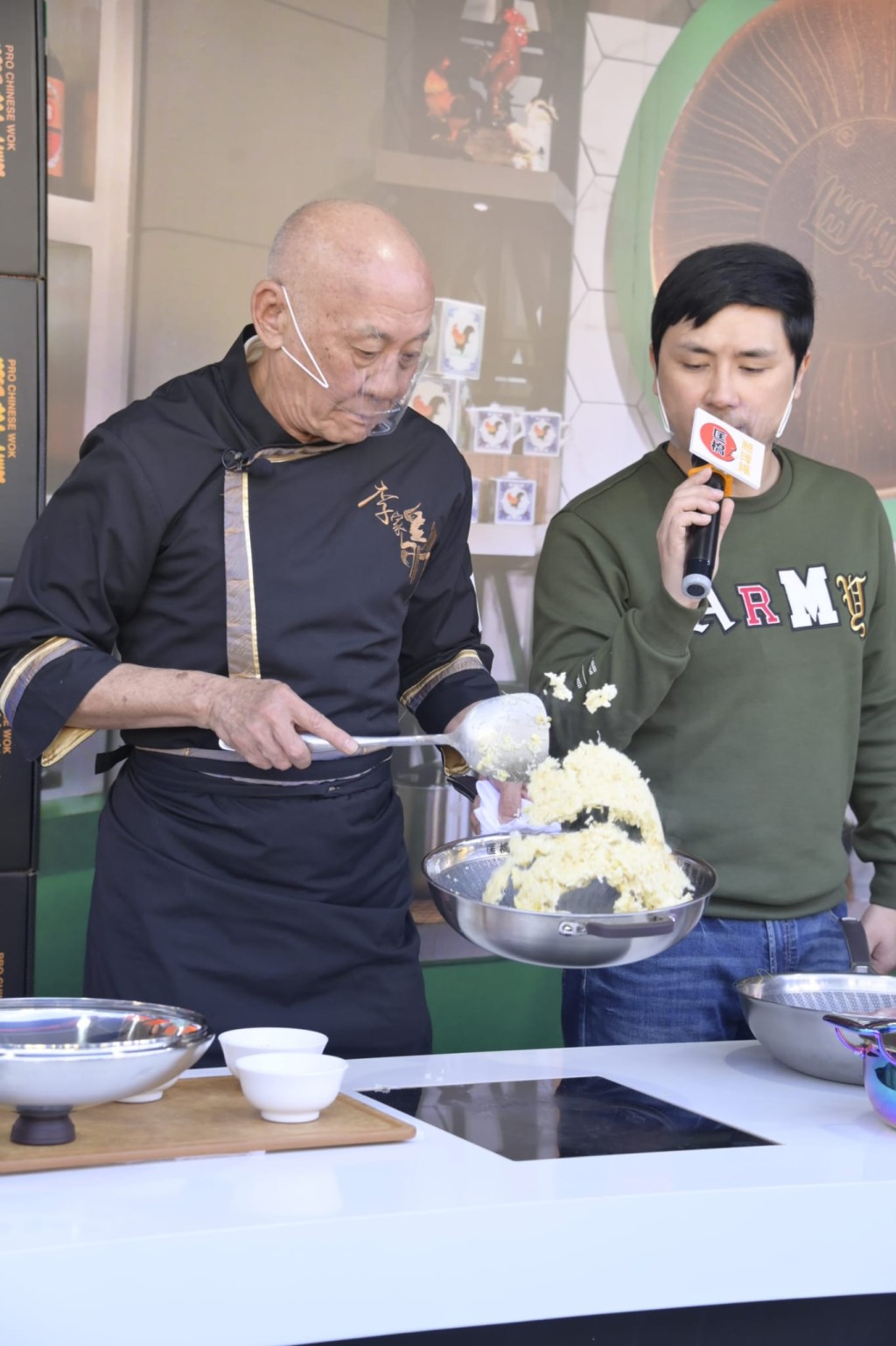 鼎爺親自示範。