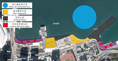 中秋無人機表演將在灣仔海濱上空進行。旅發局圖片