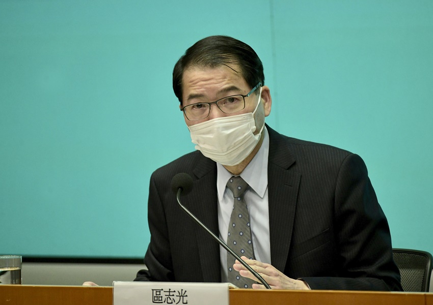 保安局副局長區志光。資料圖片