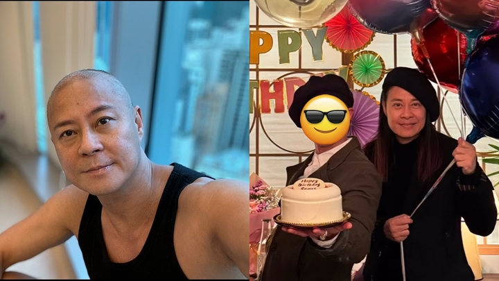 蔡一傑開腦手術後慶祝58歲生日，回復狀態精神飽滿。