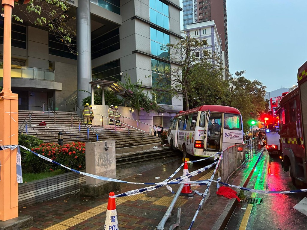 警方封鎖現場調查。曾志恆攝