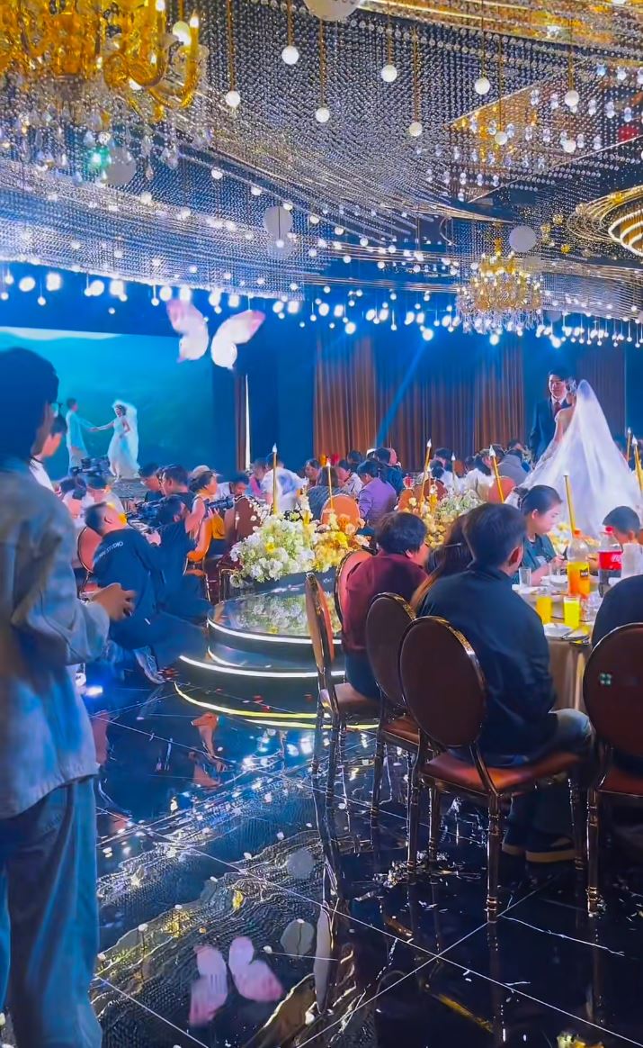 仿生蝴蝶在內地的婚宴、演出市場越來越受歡迎。小紅書＠不會飛的大灰狼