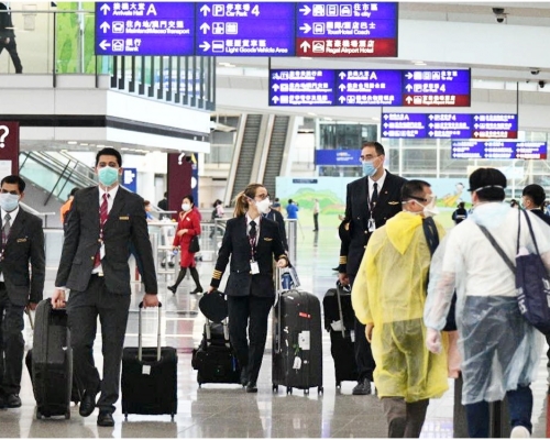 英航周二由倫敦抵香港航班(BA027)有4名乘客確診染疫。資料圖片