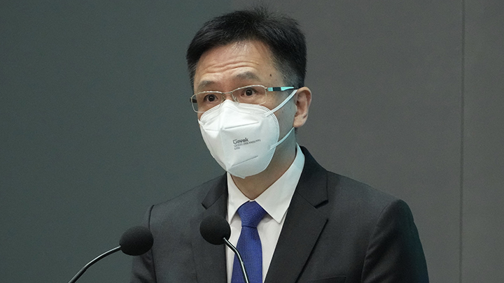 創新科技及工業局局長孫東已接受核酸檢測,結果為陰性。資料圖片