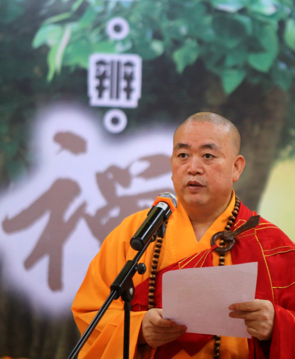 釋永信曾被舉報私生活問題。中新網