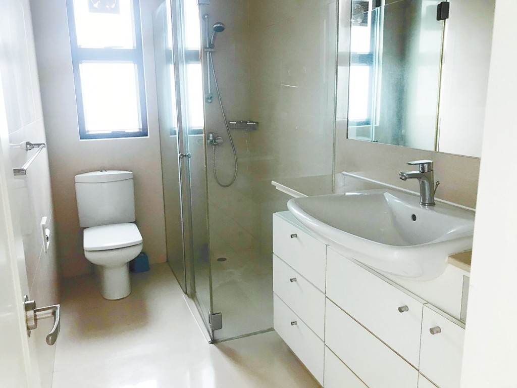 浴室保養簇新，裝有獨立淋浴間及通風窗戶。