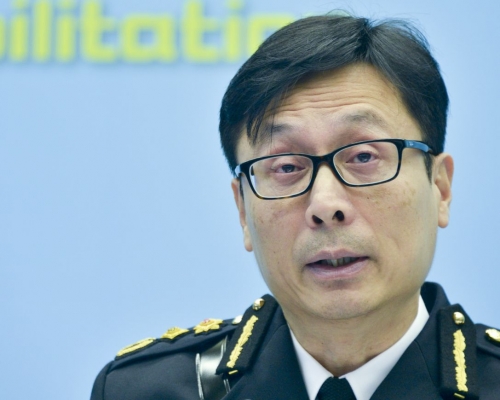 林國良指署方有機制應對高風險人士，預防逃獄。 關偉華攝