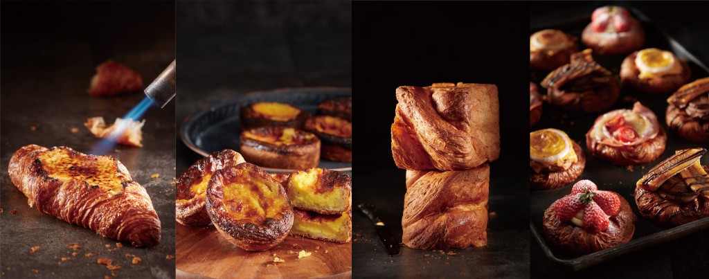 URBAN新推出的STORM OF CROISSANT系列:牛.奶撻、牛角方包、焦糖燉蛋牛及丹麥酥。 URBAN新推出的STORM OF CROISSANT系列:牛.奶撻、牛角方包、焦糖燉蛋牛及丹麥酥。