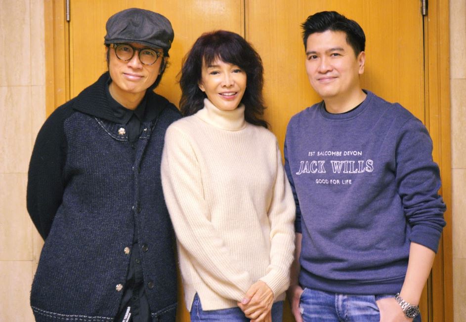 黃子華和陳詠燊（右）一同接受Do姐訪問宣傳新戲。