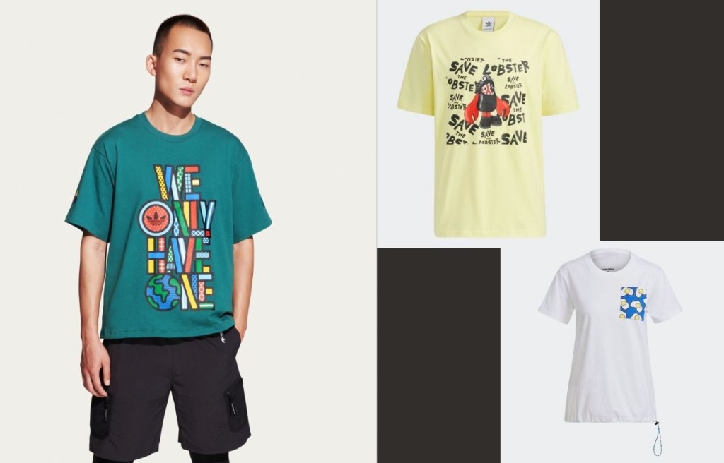 左/Craig&Karl聯乘別注Tee/$499、右上/Philip Colbert聯乘別注Tee/$499、右下//Philip Colbert聯乘別注Tee/$459。