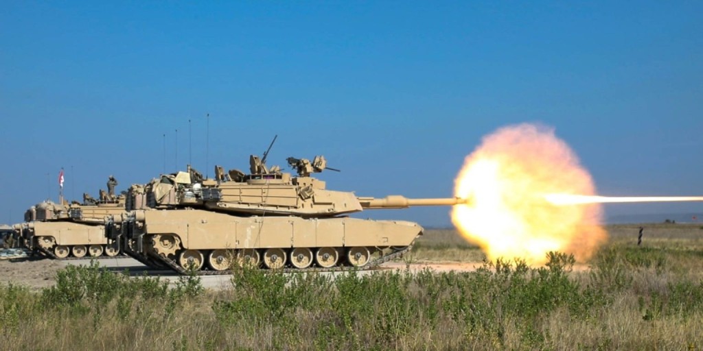 供烏的M1艾布蘭坦克將配備120毫米貧鈾穿甲彈。網上圖片