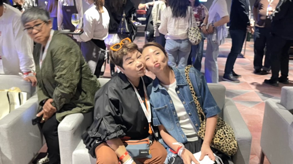 肥媽早前到啟德主場館睇謝霆鋒演唱會。 肥媽早前到啟德主場館睇謝霆鋒演唱會。