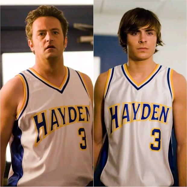 2009年，马修派利与硕克艾弗朗（右，Zac Efron）合演《青春高校：回到17岁》，亦为他吸纳了不少年轻影迷。