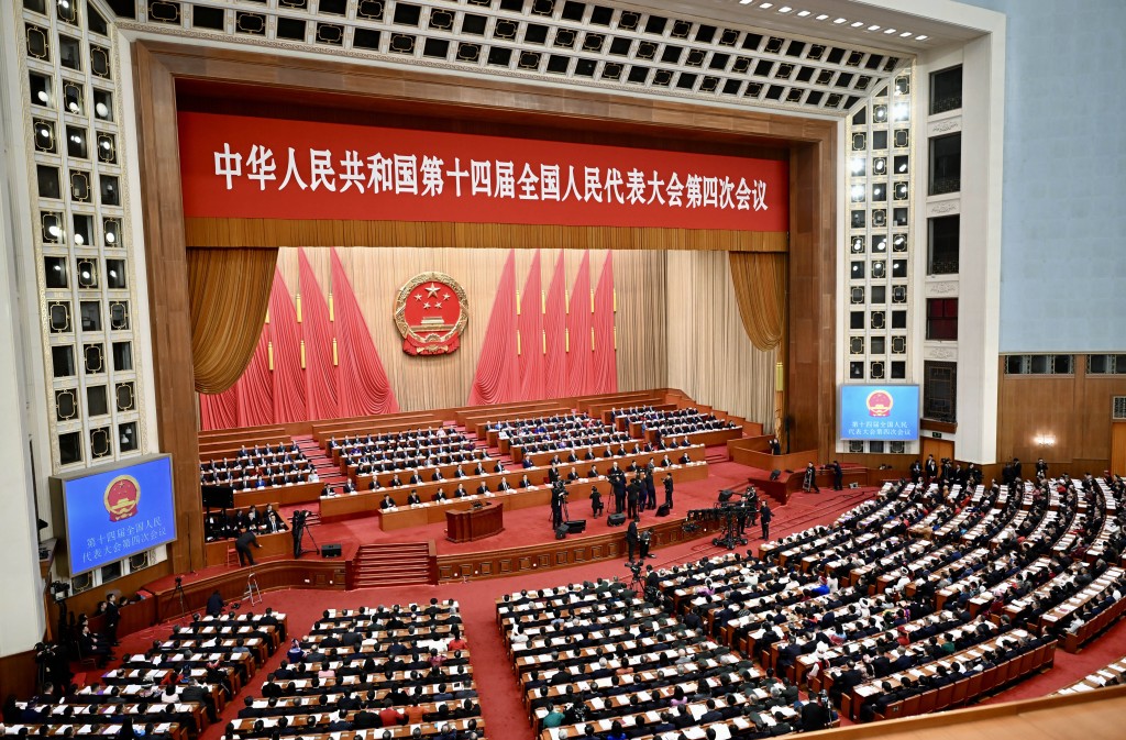 全國人大會議在北京召開,今次會議發布「十五五」綱要。 全國人大會議在北京召開,今次會議發布「十五五」綱要。