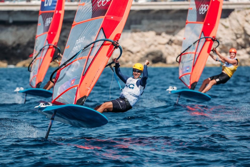 巴黎奥运滑浪风帆赛事。 World Sailing图片