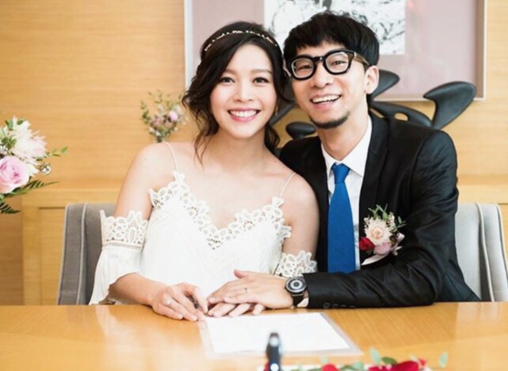 賴慰玲9月時大住肚結婚。