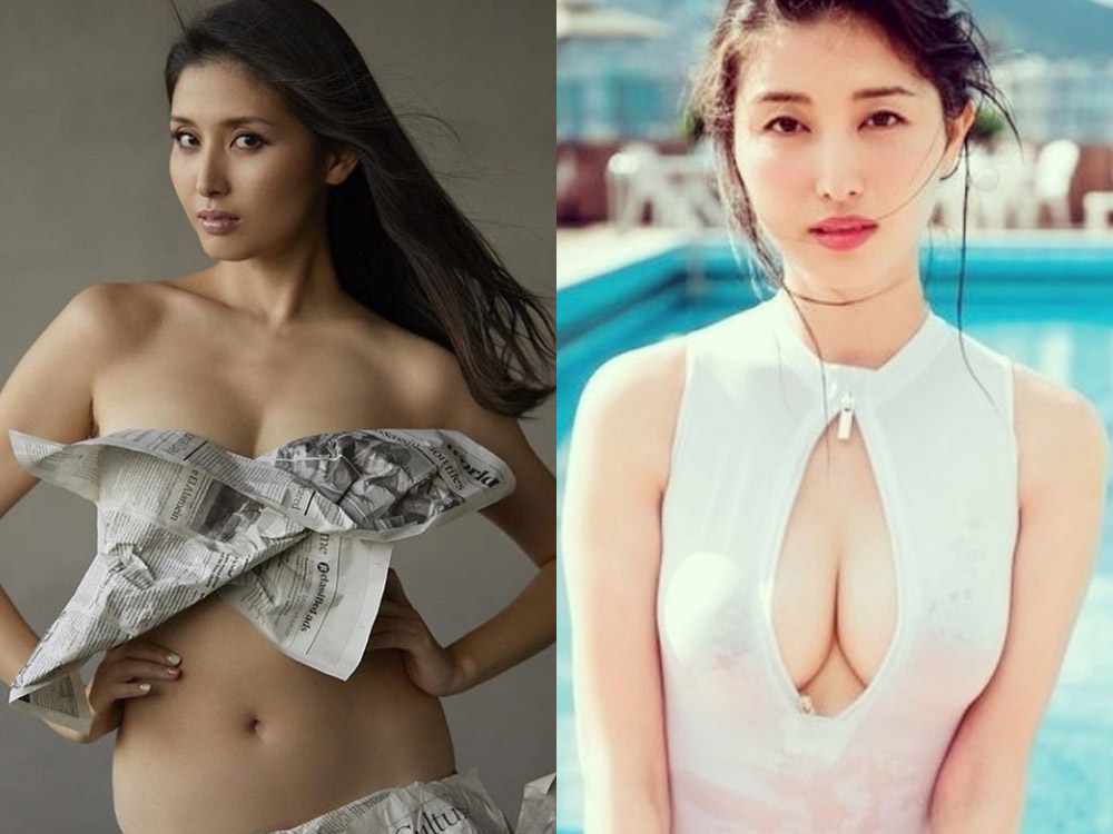 橋本愛實的寫真造型一向大膽。