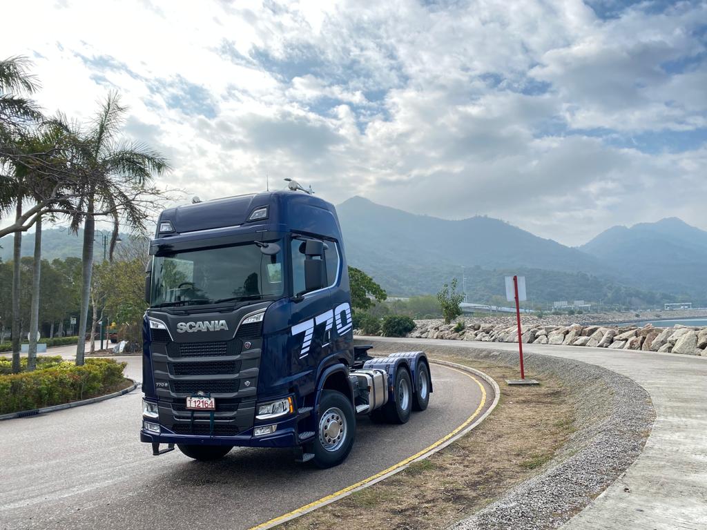 全亞洲首輛Scania 770S拖頭最近登陸本地,車價超過二百萬港元。