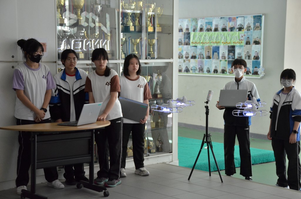 無人機活動激發學生的學習興趣和潛能。（圖片來源：受訪學校提供）