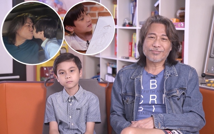 夏韶聲將來會送一支刻有他名字的結他給孫仔Kyle。