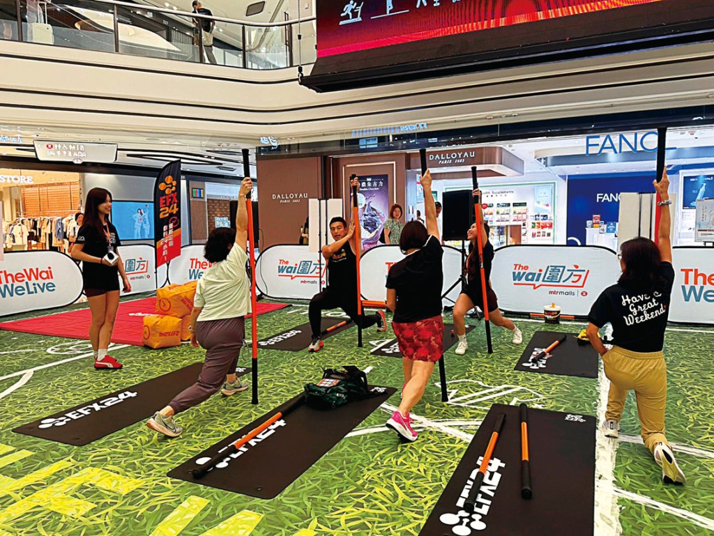 除了原有主流運動品牌、24小時健身中心等，圍方將引入更多新興戶外運動品牌，突破傳統零售模式，推廣運動生活體驗，與商戶合辦健康體驗活動。