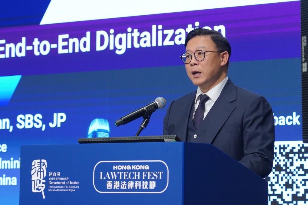 律政司副司長張國鈞。 律政司副司長張國鈞。