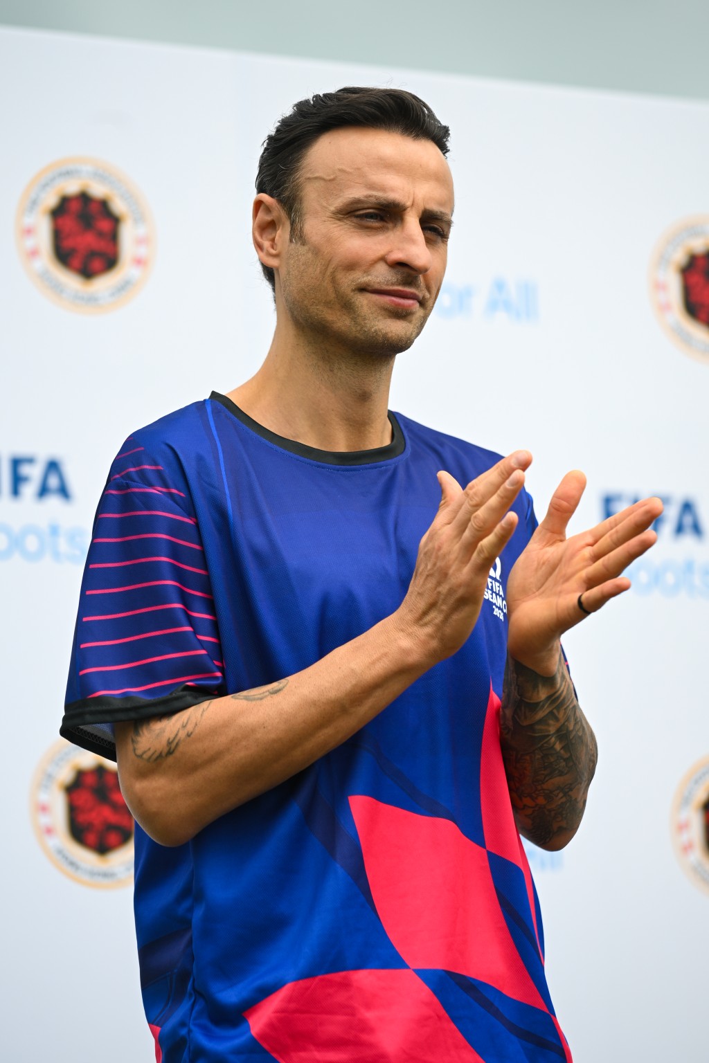 保加利亚传奇贝碧托夫(Dimitar Berbatov)。摄影：魏国谦