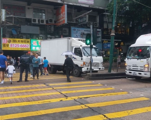 貨車失事。馬路的事討論區網民Gordon Law圖片