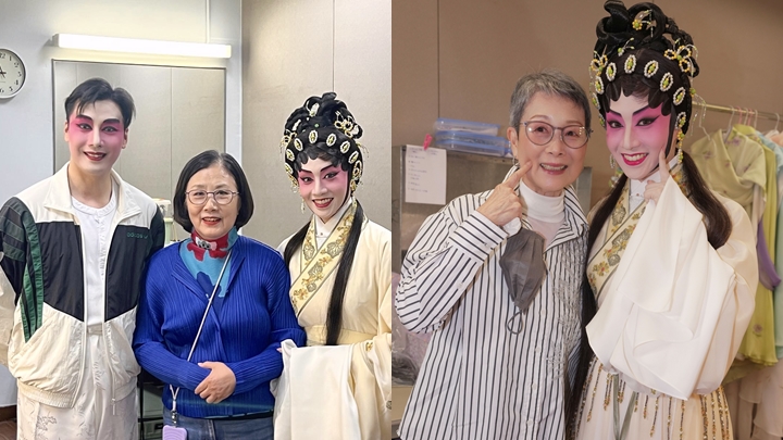 陳寶珠汪明荃到場力撐《夢說紅樓》 梁非同身段優美獲讚「非一般林黛玉」 。
