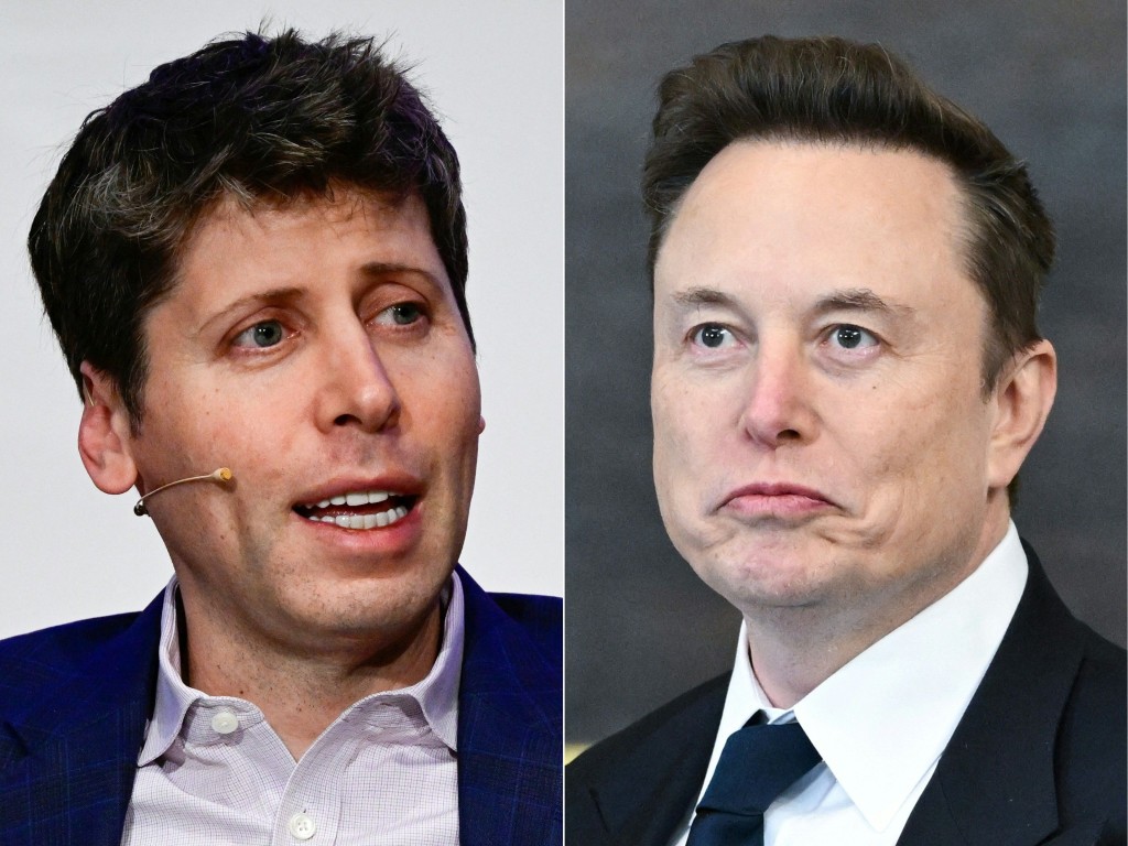 官司涉及馬斯克與奧爾特曼多年來的恩怨。法新社