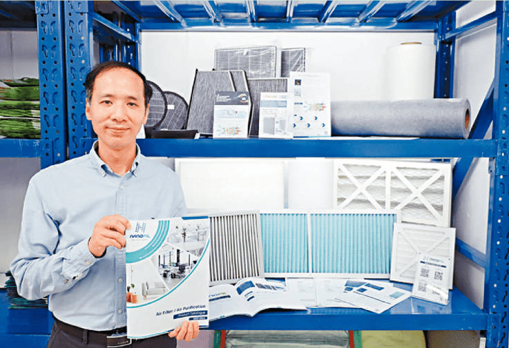 Nanofil首席營運總監楊一宏指出HKSTP在商業營運以及市場推廣方面對他們的支援最有價值。