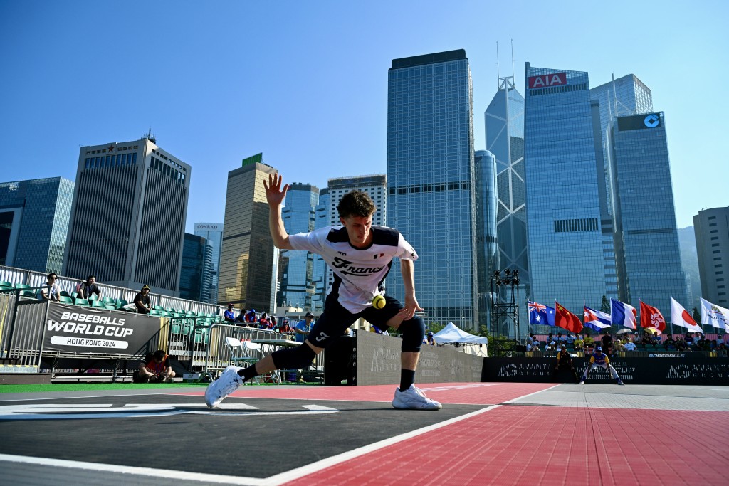 WSBC五人制棒球世界杯周六煞科，法国在季军战对委内瑞拉。 苏正谦摄