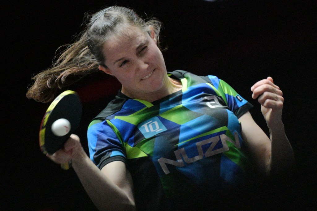 王曼昱在準決賽淘汰沙芘妮雲達。新華社