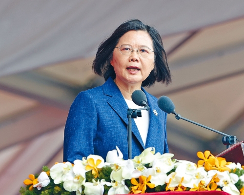 ■蔡英文昨天發表雙十演講:全力阻止現狀被片面改變。