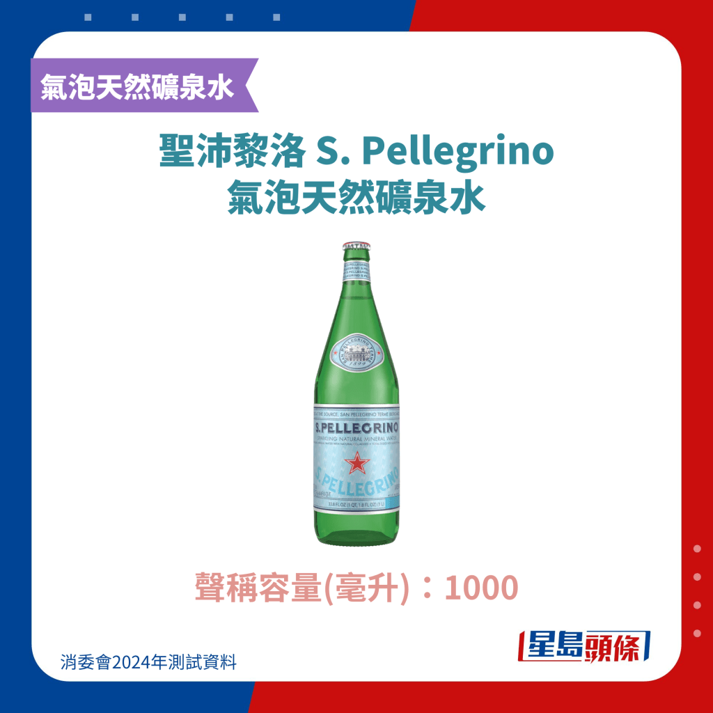 圣沛黎洛 S. Pellegrino 气泡天然矿泉水