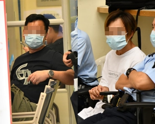 黑衫男子涉嫌非禮,白衫男子護女友追截。