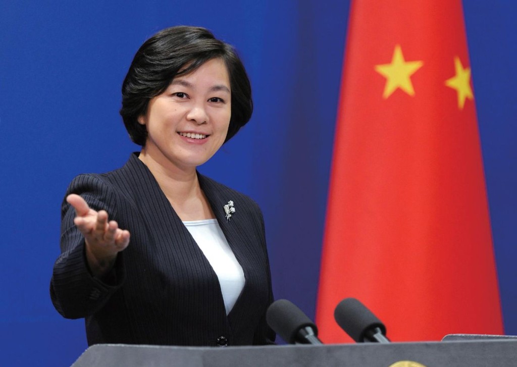 華春瑩成為內地改革開放以來,外交部新聞司首位女性正司長。網上圖片