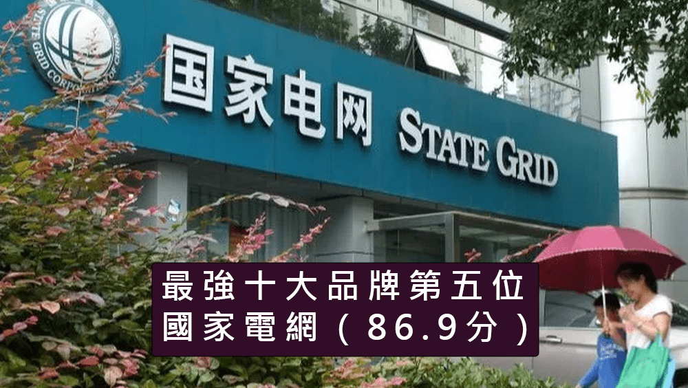 2023内地最强十大品牌第五位，国家电网。资料图片