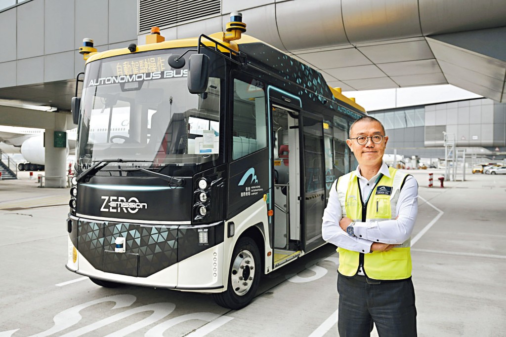 機管局機場運行執行總監姚兆聰表示，無人駕駛系統期望在2028年可延伸至東涌市中心。